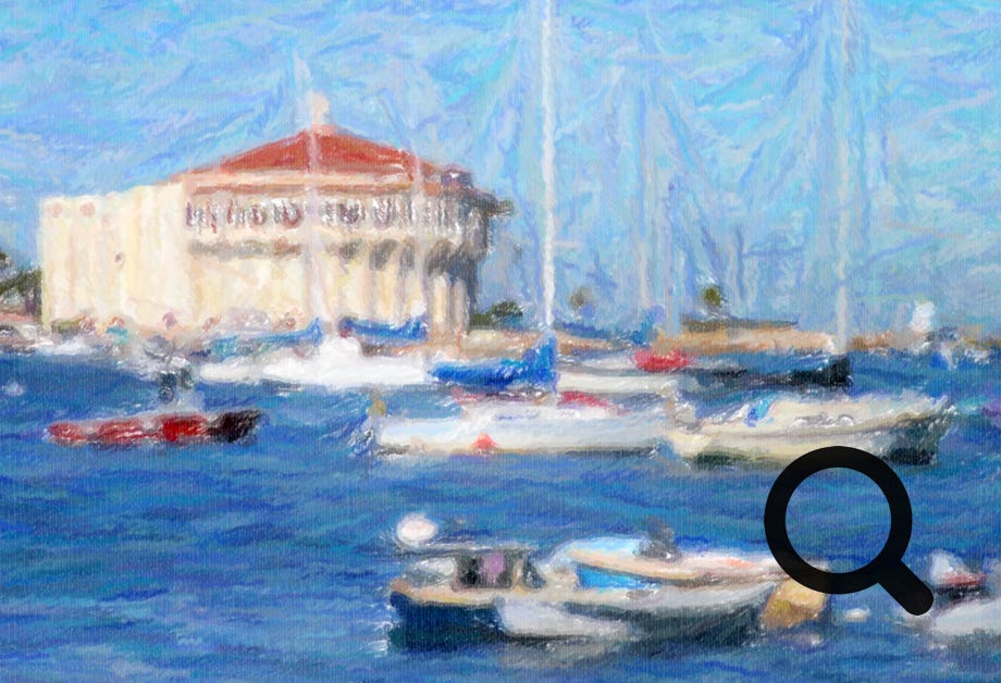 Results of a preset in the Alien Skin Photo Bundle when applied to a harbor scene