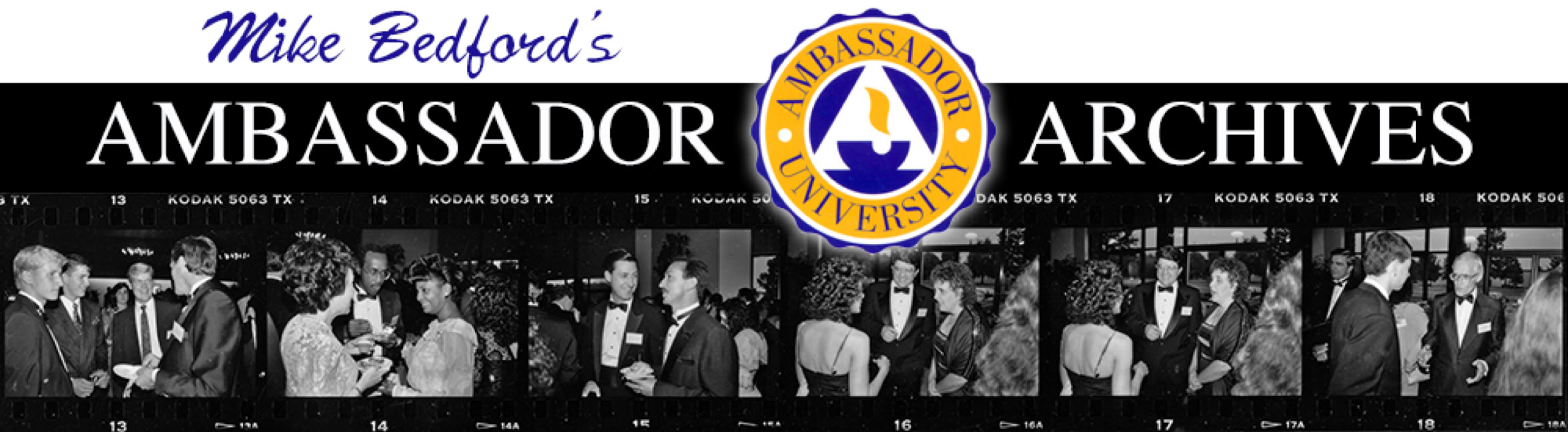 Ambassador College contact sheet