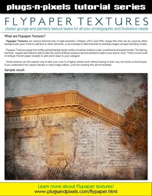 PDf tutorial covering the functionality of Flypaper textures